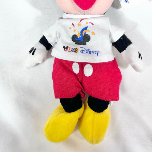 Vintage Mickey Mouse & Minnie Mouse Plush Club Disney Exclusive Beanie Set 1990s - Picture 7 of 11